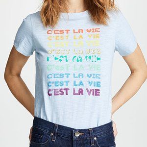 NWT Cinq À Sept C'est La Vie Graphic T-Shi…